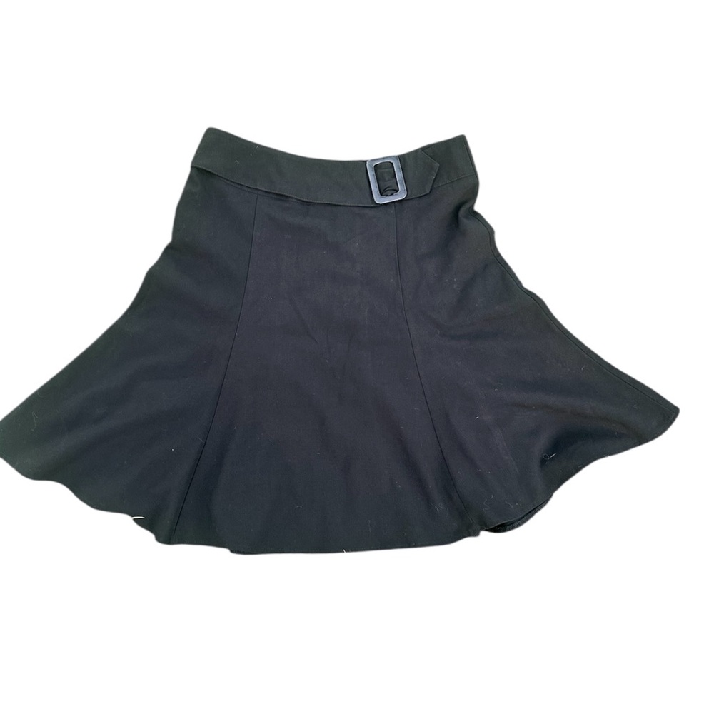 Celine by Champion Black Trumpet Skirt Built-in Belted Y2K 90s Style 7551 M